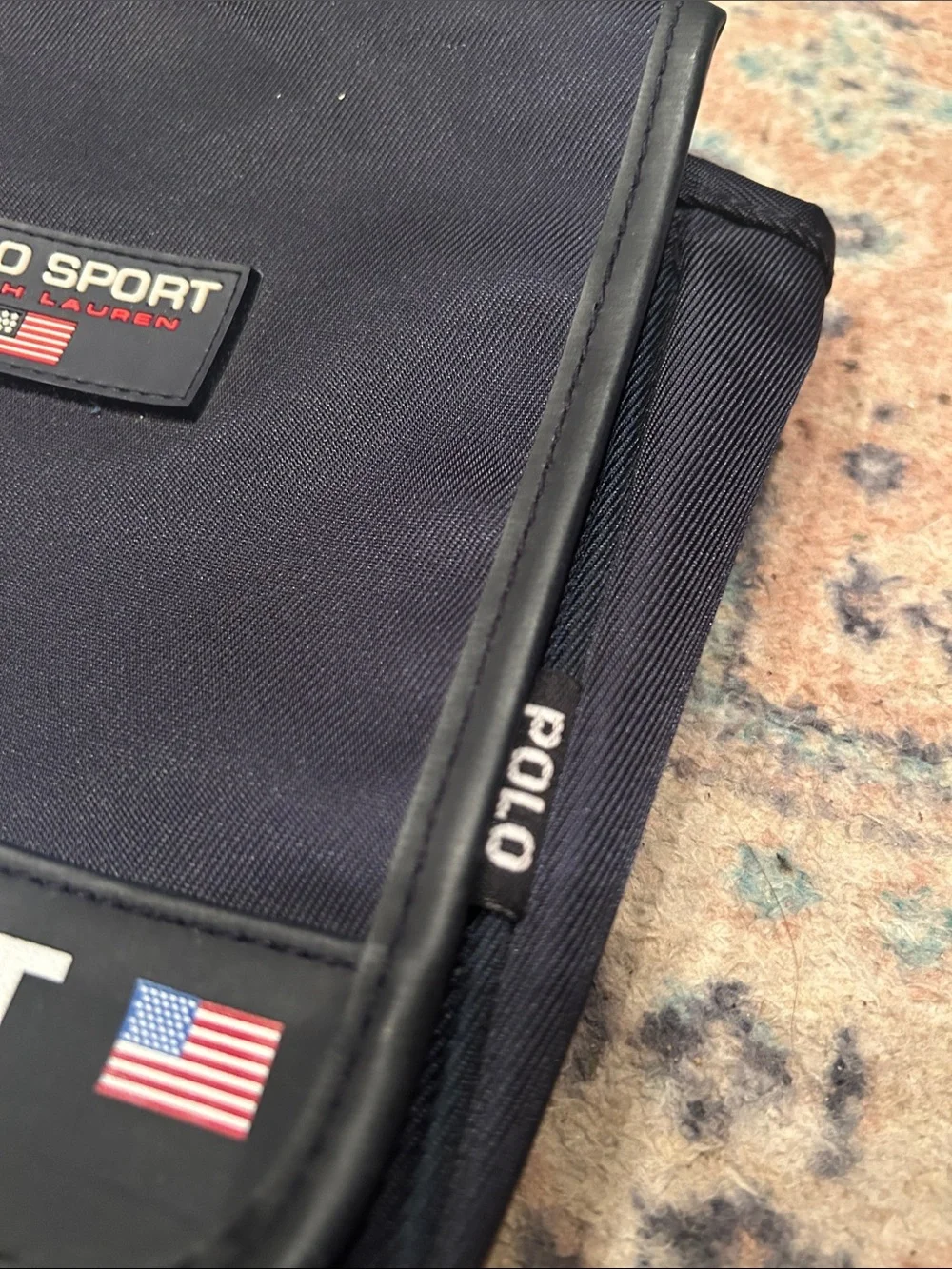 Polo by Ralph Lauren Navy Polo Sport Crossbody Bag
